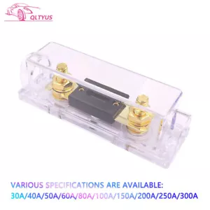 Portafusibles ANL Dorado 30-300A Calibre 2/0 o 1/0 0 AWG con Caja de Fusibles Bloque de Fusibles - Imagen 1 de 23
