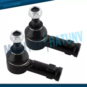 Pair Both (2) Front Outer Tie Rod Ends For Mitsubishi Lancer Outlander 2007-2019 - Picture 1 of 8