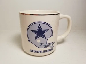 Taza de café Champs vintage de los Dallas Cowboys para el Super Bowl XII - Imagen 1 de 8