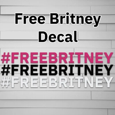 Free Britney Decal, #freebritney, car decal, car sticker, Free britney sticker,  - Image 1 of 4
