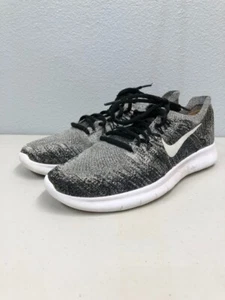 Nike Free RN Flyknit 2017 Oreo graue sportliche Damen-Laufschuhe Größe 8,5 - Bild 1 von 13