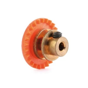 NSR weicher Kunststoff/Messing Inline Kronengetriebe 25z Achse Ø 3/32" 6325BR - Bild 1 von 3