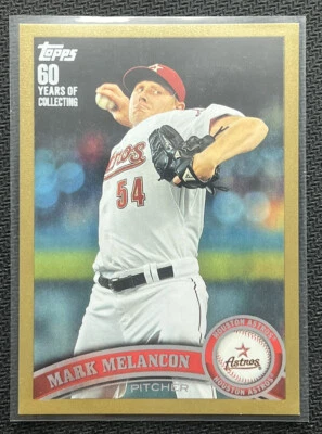 2011 Topps Update Gold /2011 Mark Melancon Houston Astros #US281 - Image 1 of 2