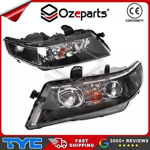 Pair LH+RH Head Light Front Lamp For Honda Accord Euro CL 2003-2005 - Picture 1 of 5