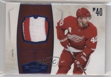 2010-11 Panini Dominion Jerseys Patch Prime /25 Henrik Zetterberg #37 Patch