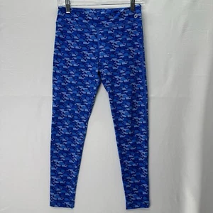 Vineyard Vines Leggings L Women's 8 3/4" Inseam Stretchy  Pants Whales Blues - Picture 1 of 9