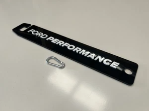 Prop cofano universale 4D ""Ford Performance"" - Focus Mk2.5/3.5 nero/bianco - Foto 1 di 2