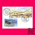 TRANSNISTRIA 2016 Ancient Prehistoric Fauna Lost Animals Dinosaurs FDC