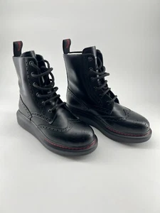 Alexander McQueen Hybrid Leder Kampfstiefel - Bild 1 von 4
