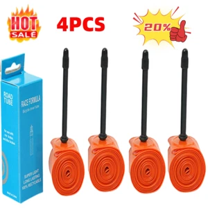 4PCS Ultralight Bicycle TPU Inner Tube 700x18/32C Road Bike 45/65/85mm SV 28g H8 - Picture 1 of 16