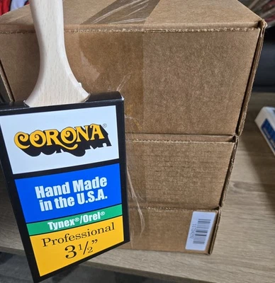 Corona Cortez 3.5" paint brushes- Lot of 18 brushes *New* - Image 1 of 3