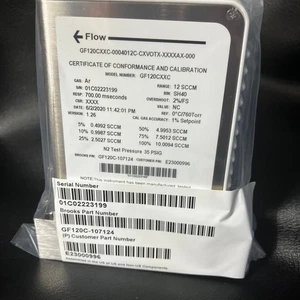 Brooks Instrument GF120C-202273 Mass Flow Controller MFC 50 SCCM C4F8 New - Picture 1 of 10