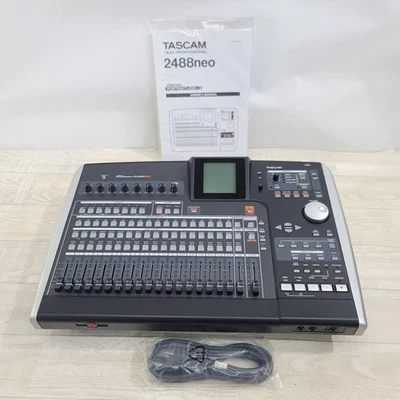 TASCAM 2488neo 24-track recorder MTR CD-R All Function Tested w/ Manual Adapter - Image 1 of 4
