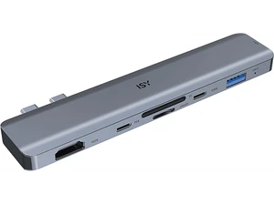 ISY IAD 1021-1 Multiport Adapter für MacBook Pro USB 3.1 Typ-A I Typ-C SD HDMI - Bild 1 von 3