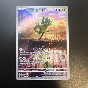 Teal Mask Ogerpon Pokemon SVP 123 Full Art Illustration Rare Black Star Promo NM - Picture 1 of 2