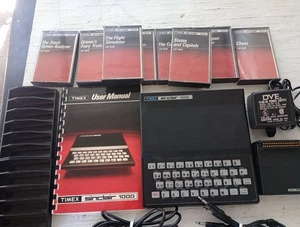 Pacchetto computer vintage Timex 1 Sinclair 1000, 8 giochi, modulo di memoria 16k - Foto 1 di 18