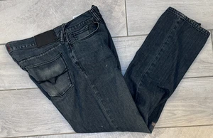GUESS Men’s Jeans 34x30 Blue Denim Classic Fit Straight Leg 100% Cotton - Picture 1 of 11