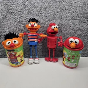 Kid K'nex SESAME STREET Elmo And Ernie Building Sets 2009 Rare HTF - *READ - Picture 1 of 8
