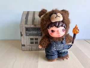 Authentic Pop Mart Hirono Living Wild Fight For Joy Plush Bear Doll NIB US - Picture 1 of 6