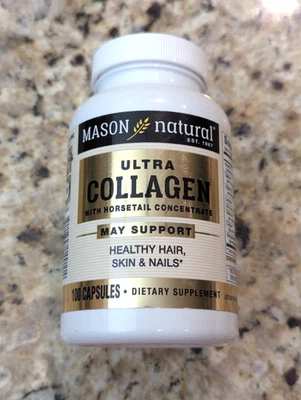 Mason Natural Ultra Colágeno Cabello Piel Uñas 100 Cápsulas caducidad: 02/2027 Foto 1 de 4