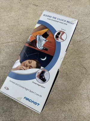 AirCast AirHeel y Kit de Cuidado de Férula Nocturna Dorsal - Alivio Redondo para Reloj Plantar Foto 1 de 4