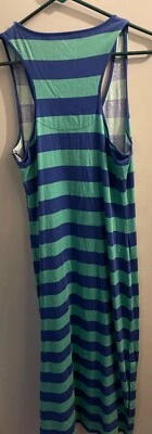 Mujer Nautica Vestido Largo Ropa de Dormir Mediano Sin Mangas Corredor Espalda Foto 1 de 4