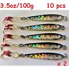 10 Pieces Knife Jigs 3.5oz/100g SARDINE Vertical Butterfly Saltwater Fish Lures