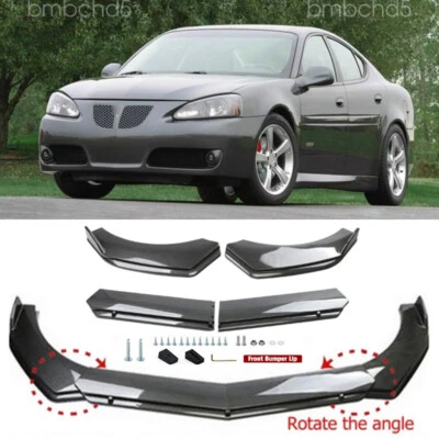 For Pontiac Grand Prix Carbon Style Front Bumper Lip Spoiler Splitter Body Kit - Image 1 of 4