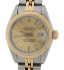 Rolex Datejust 69173 Ladies 2tone 18k Yellow Gold Stainless Steel Watch Jubilee
