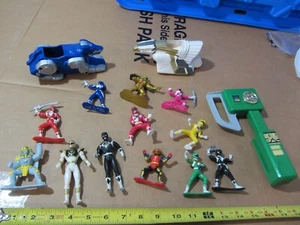 power rangers lot figures bandai 1993 red blue green yellow white black + - Picture 1 of 11