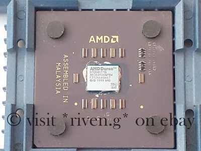 AMD DURON 700 Mhz SOCKET 462 CPU@SPITFIRE CORE@FULLY TESTED WORKING@D700AUT1B - Image 1 of 4