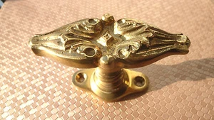 Fenstergriff Messing Fensterolive Olive Fenster Fensterbeschlag Jugendstil Griff - Bild 1 von 3