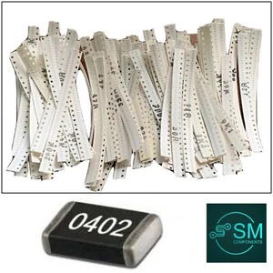 4000PCS 0402 SMD Resistor Kit 80 Values Assorted Kit 10-910K 5% 50 X 80 Values - Picture 1 of 5