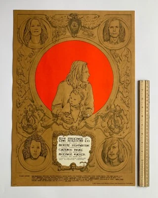 Póster de segunda impresión Family Dog FD-72 1967 ~ HERMANO MAYOR * JANIS JOPLIN * SALÓN DE BAILE AVALON Foto 1 de 2