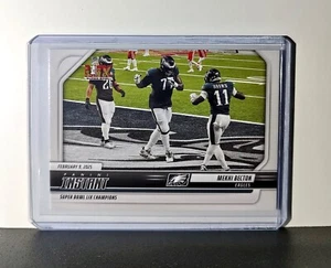 Mekhi Becton 2024 Panini Super Bowl LIX Champions NFL #12 Football Card Eagles - Picture 1 of 2
