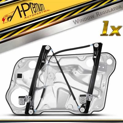 Regulador de ventana eléctrica delantero izquierdo A-Premium con panel para VW Jetta Golf 1999-2005 Foto 1 de 4