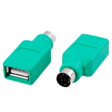 Adattatore PS/2 Maschio a USB A Femmina Convertitore PS2 per Tastiera Mouse