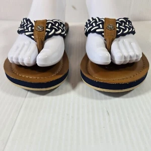Tommy Bahama Women’s Slip On Sandals/Flip Flops Sz 7 Multi Color rope style - Picture 1 of 10