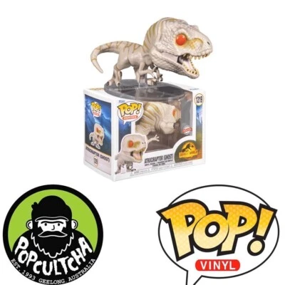 FUNKO Jurassic World: Dominion - Atrociraptor Ghost Attack Pose Pop! Vinyl "New"