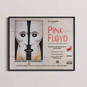 Affiche Vintage Original - Pink Floyd - "DivisionBell" - Chantilly - 1994 - Foto 1 di 3