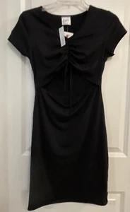 Livi By Olivia Rae Cut Out Black Short Dress Women’s Medium NWT - Picture 1 of 5