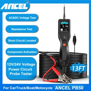 ANCEL PB50 Automotive Circuit Tester Electrical Circuit Probe Tester Kit 12V 24V - Picture 1 of 8