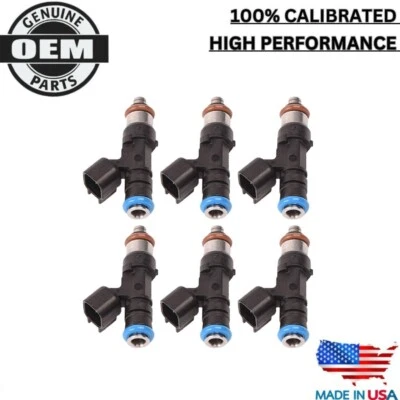 6 inyectores de combustible Bosch OEM para Ford Explorer Sport Trac 2007-2010 4,0 L V6 Foto 1 de 4