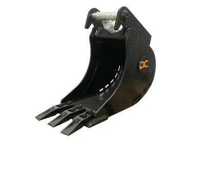 MS01 Tieflöffel Baggerschaufel Baggerlöffel Minibagger 30cm 300mm Hardox