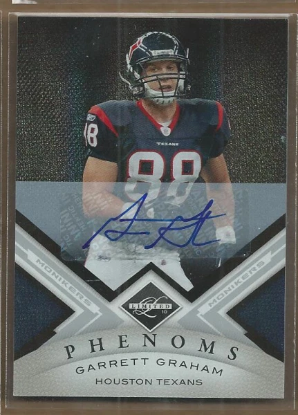 2010 Limited Monikers Autographs Silver #171 Garrett Graham /199 Auto - Image 1 of 1