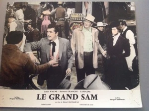 AUSBEUTUNGSFOTO (LOBBY CARD): THE GRAND SAM (John WAYNE - Stewart GRANGER) - Bild 1 von 1