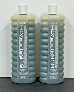 Vintage 2 Avon Blue Bubble Bath Large 24 Fl oz NOS New Old Stock Sealed Two - Picture 1 of 1