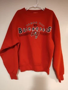 YOUTH Tampa Bay Buccaneers Sweatshirt Pullover NFL Red Size MD - Picture 1 of 3