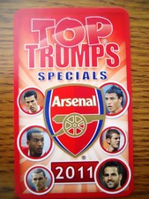 2011 Top Trumps Specials ARSENAL Soccer Football card You Pick Player