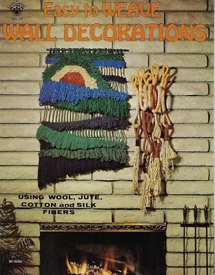 Easy to Weave Wall Decorations Craft Book Weaving Instructions Patterns VTG HH24 - Image 1 of 4
